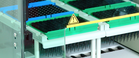 5-3.png Photo of test tubes containing DNA specimens from sexual assault as they are processed in a lab.