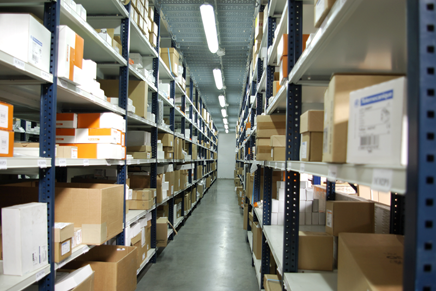 6-evidence-storage.png A photo of a law enforcement storage facility where evidence and other property are stored, including sexual assault kits.