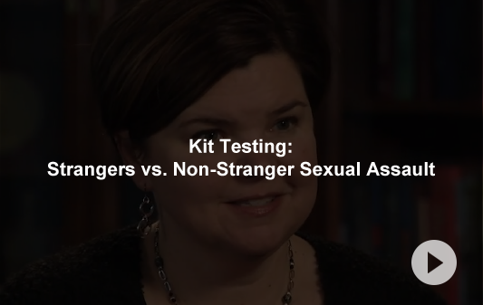6-video.png Video of Rebecca Campbell, Detroit Researcher from Michigan State University, discussing the importance of testing both stranger and non-stranger rape cases in Detroit.