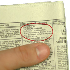 principles_of_dna_05_-_technicians.jpeg Newspaper want ad for Technician/Technical Support