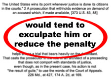 principles_of_dna_11_-_disclose.jpeg blurry text in the background with text "would tend to exculpate him or reduce the penalty" circled in red