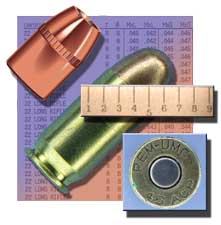 Firearms Examiner Home Illustrated image of 3 bullets