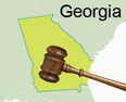 firearms_examiner_02_-_georgia.jpg Illustration of Georgia with a Gavel