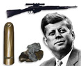 firearms_examiner_02_-_jfk.jpg Photo of John F. Kennedy with a gun and a bullet