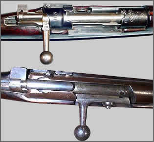 firearms_examiner_03_-_mauser_action.jpg Photo of two Mauser rifles