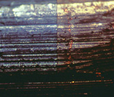 firearms_examiner_06_-_class_3.jpg Striation marks on a fired bullet