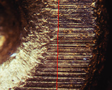 firearms_examiner_09_-_pattern_identification.jpg Microscopic comparison of breech face marks in the primer area