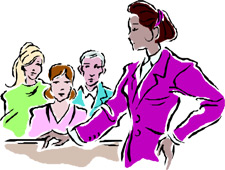 principles_of_dna_13_-_opening_statement.jpeg clipart of a female lawyer talking to a jury