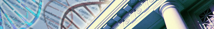 communicatelegislature_overview.jpeg photo of a courthouse ceiling with an illustrated DNA sky