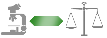 communicating_with_prosecutor_-_2.png illustration of a microscope and a set of justice scales