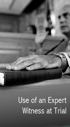 Use of an Expert Witness at Trial Use of an Expert Witness at Trial