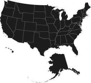 familial_searching_-_national_implementation.jpeg map of the United States. All states are black