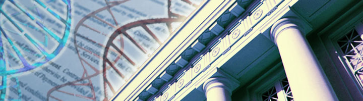familialsearching_considerations.jpeg Composite Photo of Courthouse with DNA double helix' in the sky