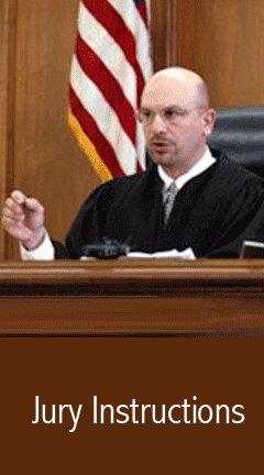 juryinstructions.jpg Photo of a judge issuing jury instructions. Caption reads, 'Jury Instructions'