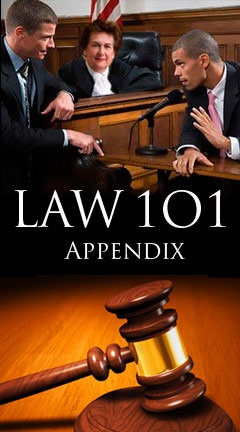 Law 101: Appendix Law 101: Appendix