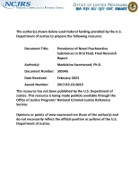 NCJ Number 305945 thumbnail NCJ Number 305945 thumbnail image