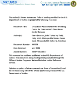 NCJ Number 306553 thumbnail NCJ Number 306553 thumbnail image